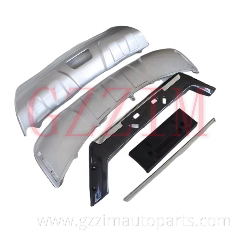 Accessories ABS Plastic Lamp Front & Rear Bumper Guard Used For X-Trail 2014+